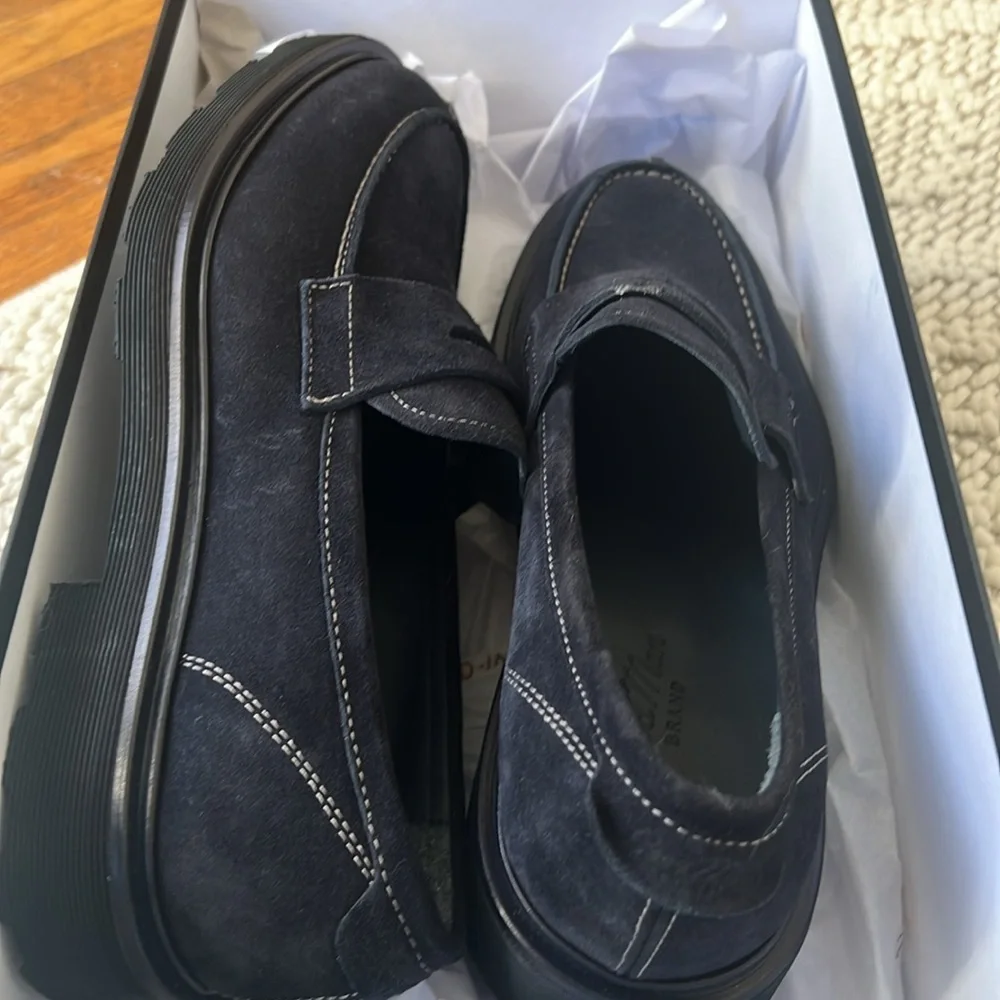 Good Man Brand Navy Loafers